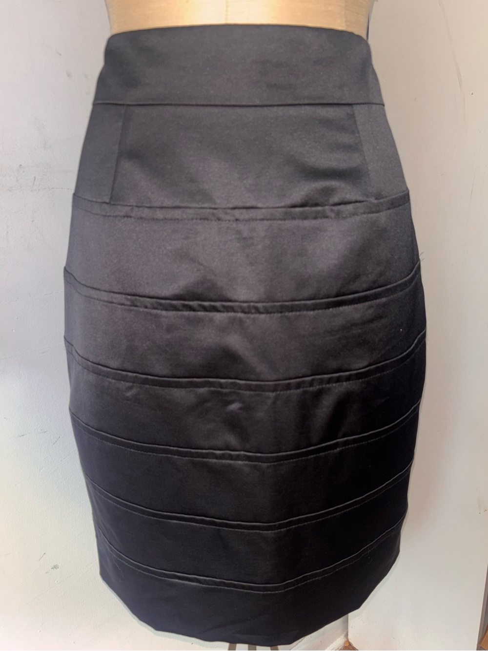 Trina Turk Black Bandage Pencil Skirt